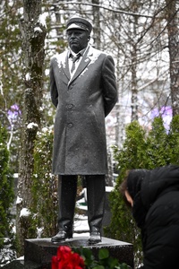 Три года со дня смерти Владимира Жириновского. Новодевичье кладбище. Москва.