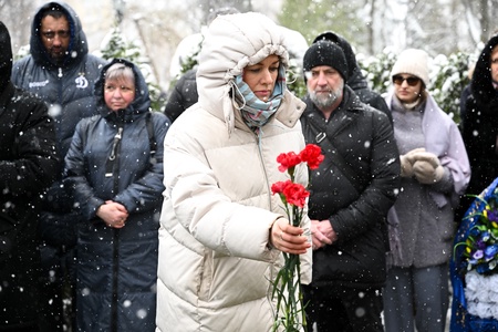 Три года со дня смерти Владимира Жириновского. Новодевичье кладбище. Москва.