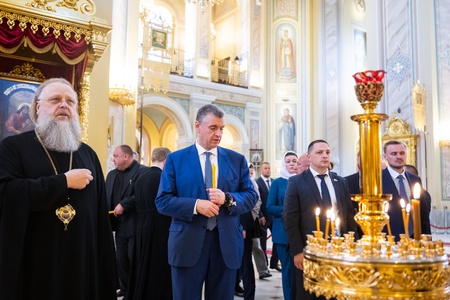 Леонид Слуцкий встретился с главой Донской митрополии владыкой Меркурием