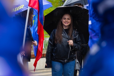 Леонид Слуцкий поздравил с Первомаем жителей Котельников