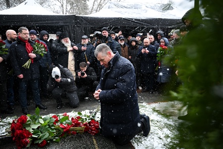Три года со дня смерти Владимира Жириновского. Новодевичье кладбище. Москва.