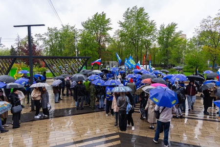 Леонид Слуцкий поздравил с Первомаем жителей Котельников