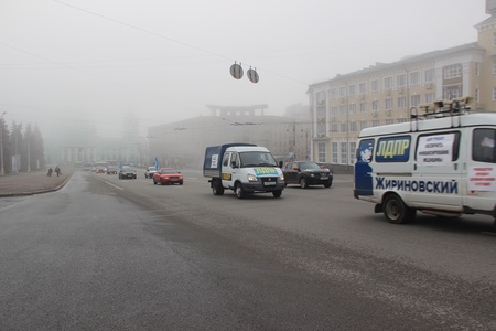 4 ноября 2020г. Автопробег ЛДПР «Спасем курскую медицину!»