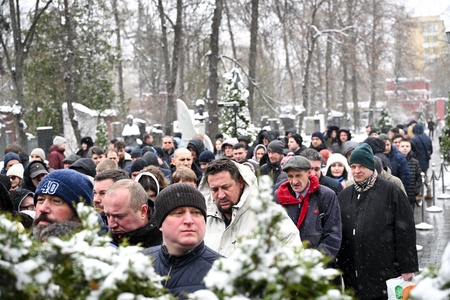 Три года со дня смерти Владимира Жириновского. Новодевичье кладбище. Москва.