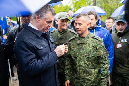 Леонид Слуцкий поздравил с Первомаем жителей Котельников