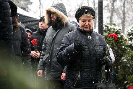 Три года со дня смерти Владимира Жириновского. Новодевичье кладбище. Москва.