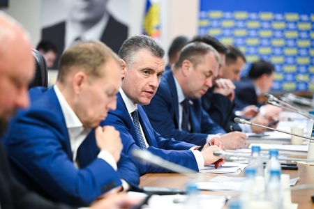 Встреча фракции ЛДПР в ГД с главой ЦБ Эльвирой Набиуллиной
