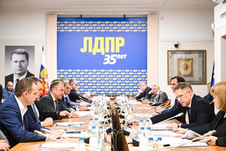 Встреча фракции ЛДПР с министром здравоохранения РФ Михаилом Мурашко