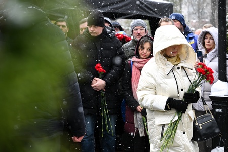 Три года со дня смерти Владимира Жириновского. Новодевичье кладбище. Москва.