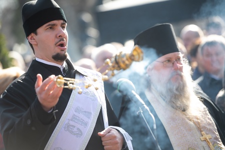 На Новодевичьем кладбище в Москве открыт памятник Владимиру Жириновскому