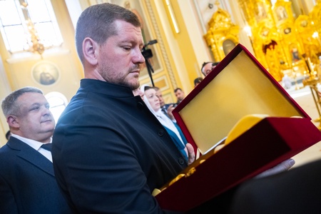 Леонид Слуцкий встретился с главой Донской митрополии владыкой Меркурием