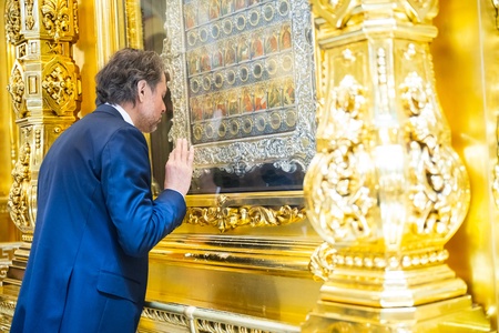 Леонид Слуцкий встретился с главой Донской митрополии владыкой Меркурием
