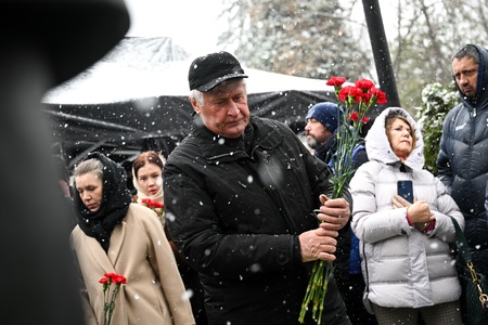 Три года со дня смерти Владимира Жириновского. Новодевичье кладбище. Москва.