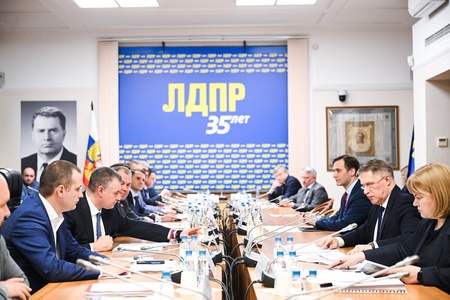 Встреча фракции ЛДПР с министром здравоохранения РФ Михаилом Мурашко