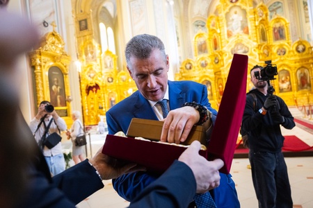 Леонид Слуцкий встретился с главой Донской митрополии владыкой Меркурием