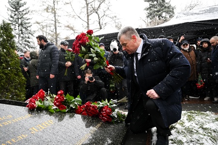 Три года со дня смерти Владимира Жириновского. Новодевичье кладбище. Москва.