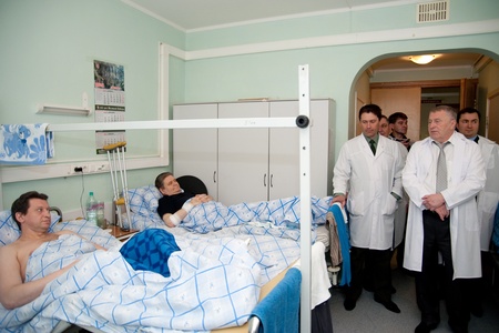 Акция ЛДПР «Забота о русском солдате» - визит в Госпиталь им. Бурденко