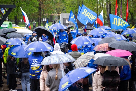 Леонид Слуцкий поздравил с Первомаем жителей Котельников