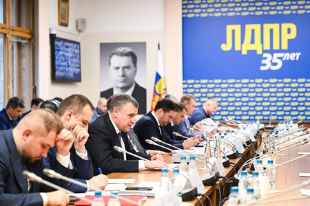Встреча фракции ЛДПР с министром здравоохранения РФ Михаилом Мурашко