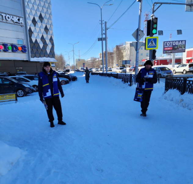 В Сургуте прошел массовый пикет с раздачей агитационного материала «За Слуцкого!» 