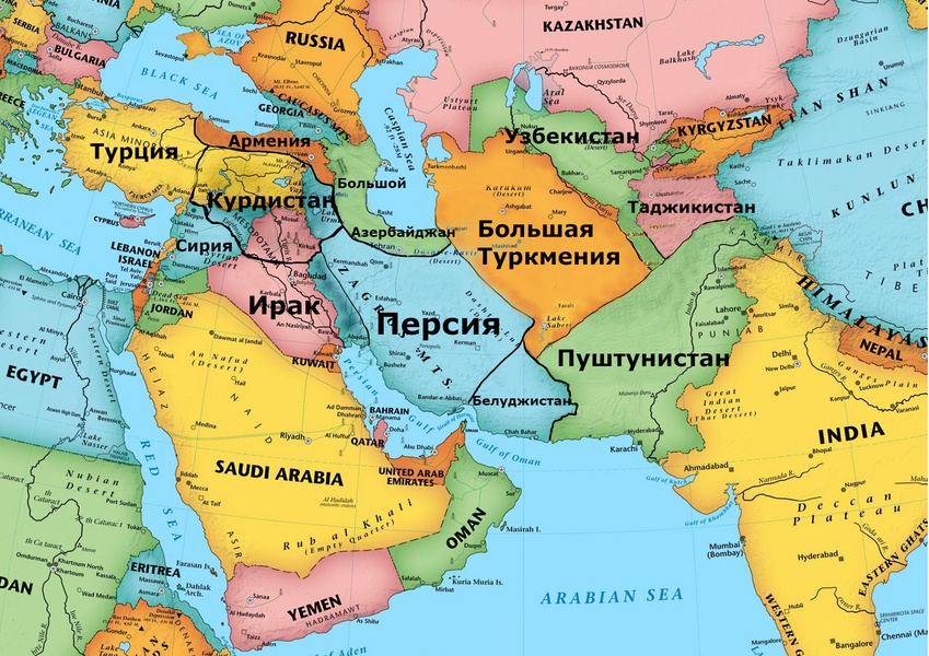 Иран готовят к разделу, а Россию к притоку беженцев