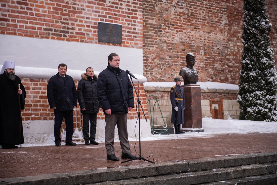 Алексей Островский принял участие в митинге по случаю Дня защитника Отечества