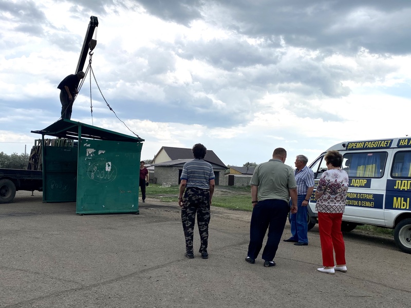 Благодаря ЛДПР установили автобусную остановку на улице Терешковой в Рубцовске