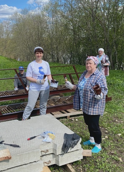 Активисты ЛДПР помогают благоустроить родник