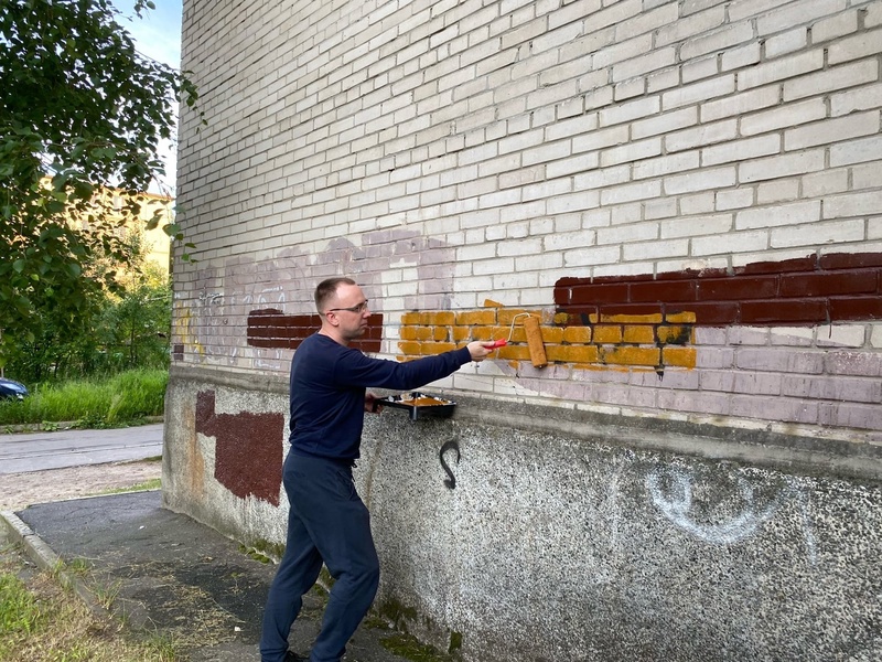 В Архангельской области продолжаются рейды по закрашиванию надписей с рекламой наркотиков