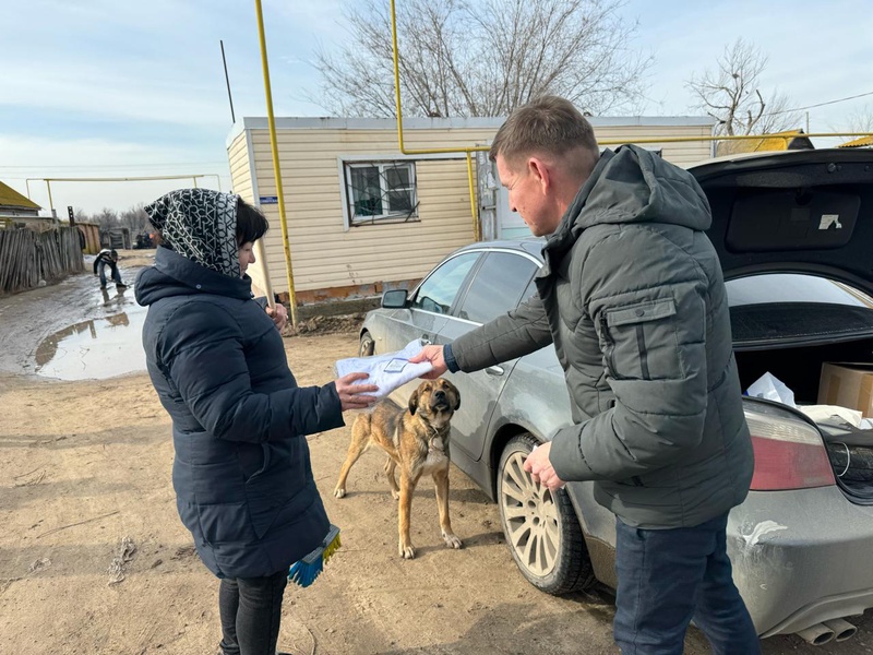 Астраханские партийцы побывали в селе Лапас