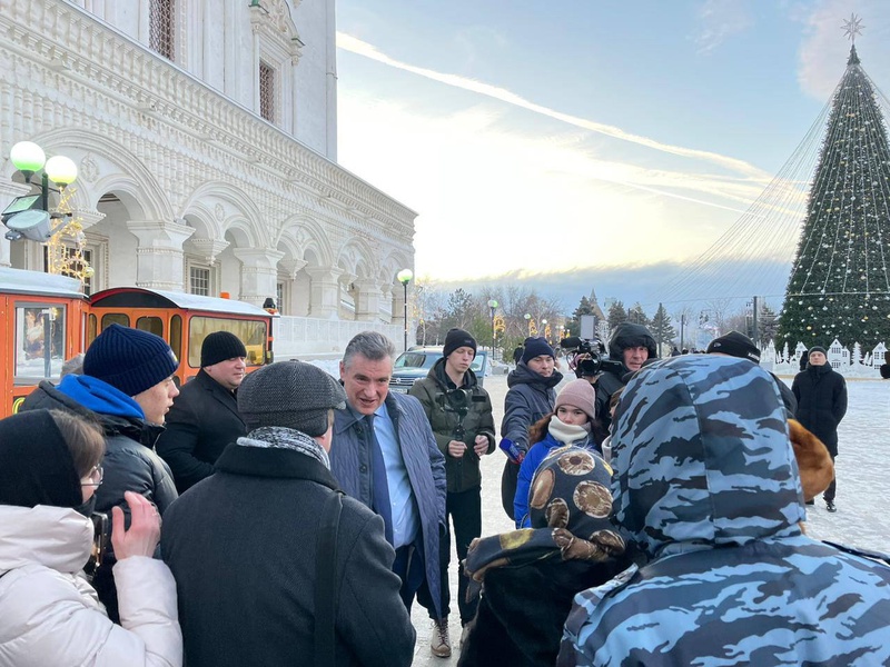 Леонид Слуцкий побывал в Астраханском Кремле и Кафедральном соборе Успения Пресвятой Богородицы  