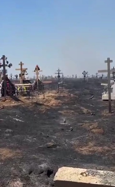 Астраханские партийцы возмущены пожаром на городском Трусовском кладбище