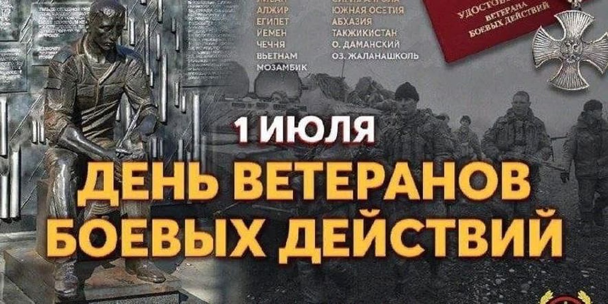 С днём ветеранов боевых действий!