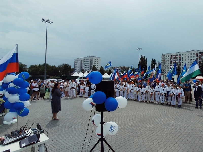 Митинг-концерт в честь Дня России и города Уфы провели башкирские партийцы