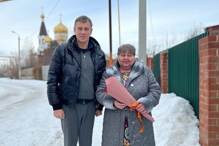 Цветы и поздравления для организатора швейбата