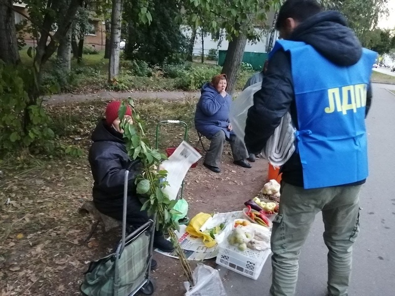 Активисты ЛДПР раздали гражданам новый выпуск партийной газеты