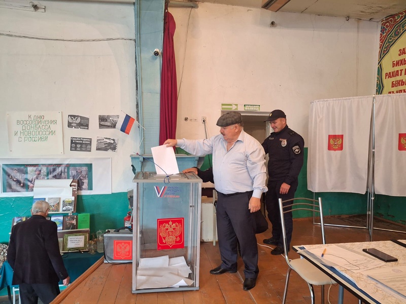 В Гумбетовском районе Дагестана началось голосование 