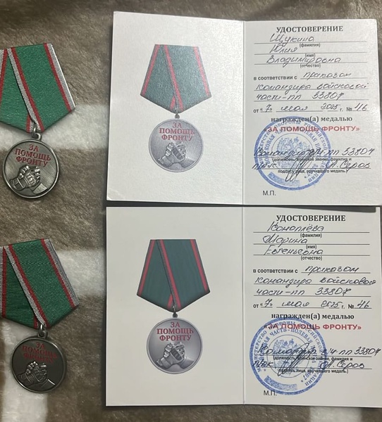 Астраханские волонтеры ЛДПР удостоены медали «За помощь фронту»