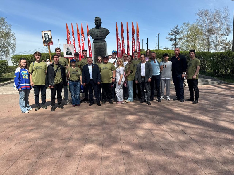 Представители ЛДПР приняли участие в Параде Победы в Иркутске