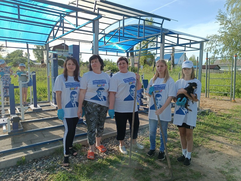 ЛДПР наводит чистоту и порядок в городе Вичуга