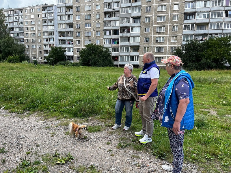 Мусор и трава вместо детплощадок: жители Калининграда показали ЛДПР необустроенную территорию 