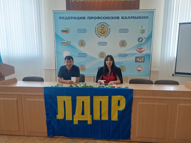 Калмыцкое региональное отделение ЛДПР провело очередную 35-ю конференцию