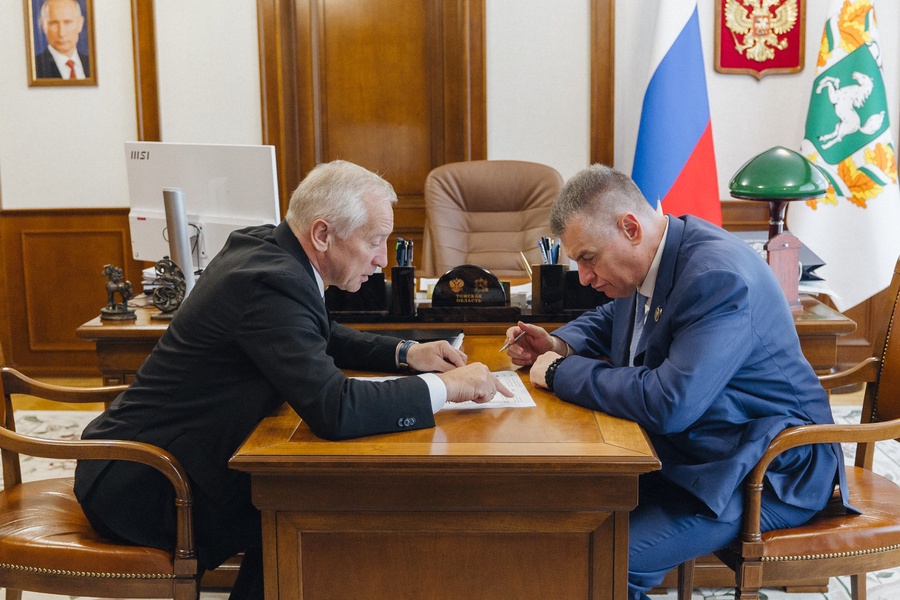 Слуцкий обсудил с губернатором Томской области развитие региональной экономики и научного потенциала