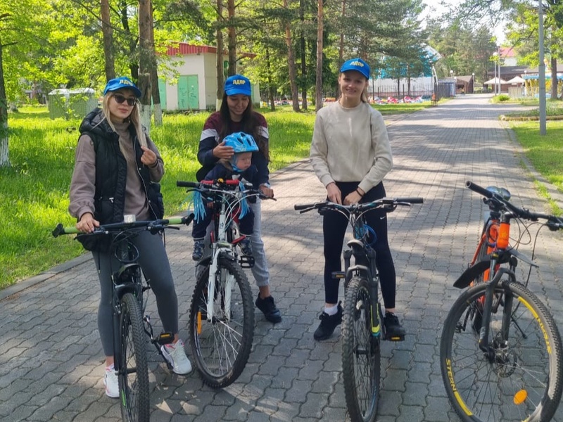 Представители ЛДПР в Кузбассе приняли участие в Всероссийской велопрогулке «Нам по силам» 