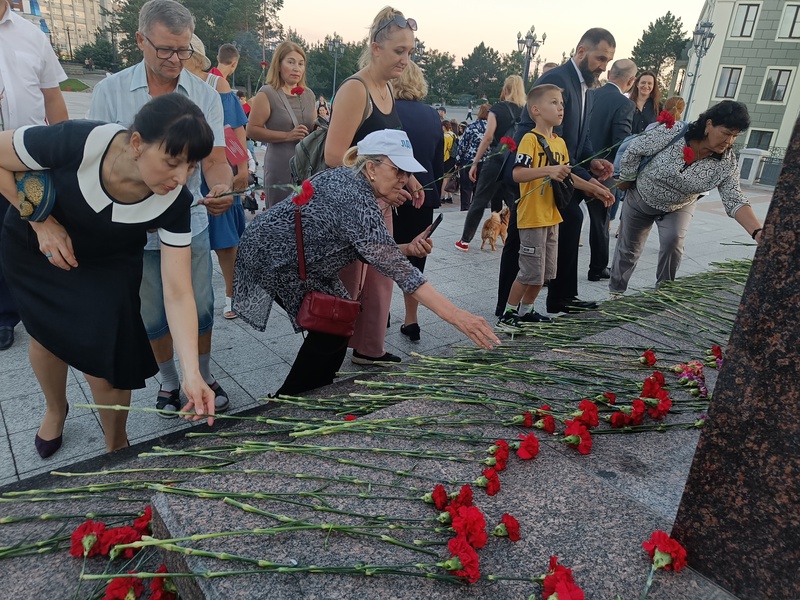 В минувшие выходные в Хабаровске состоялась акция «День памяти жертв Беслана»