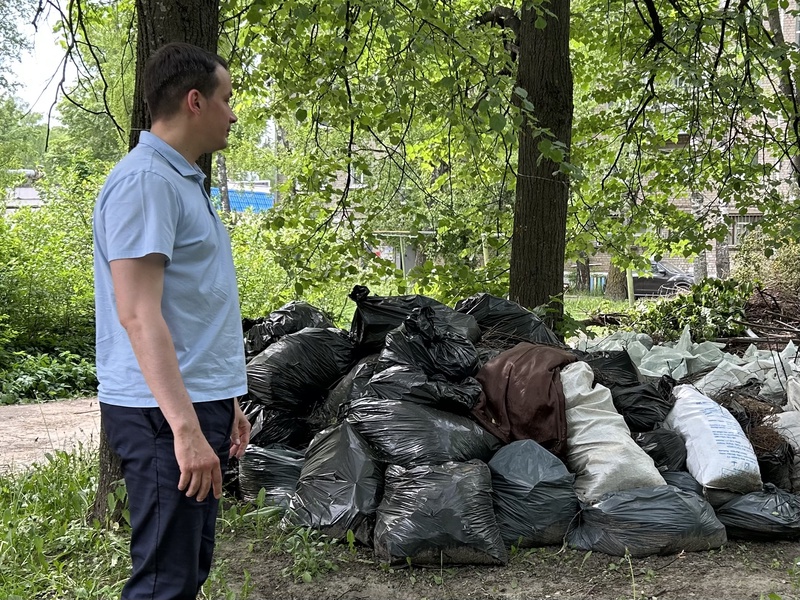 ЛДПР добилась ликвидации стихийной свалки на улице Юрия Беленогова в Костроме
