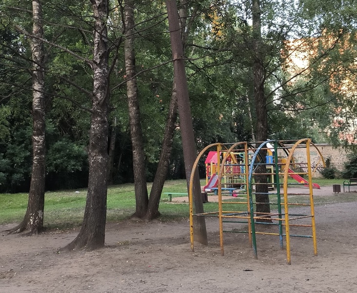 ЛДПР бьет тревогу: на детскую площадку в Костроме в любой момент могут рухнуть столбы 