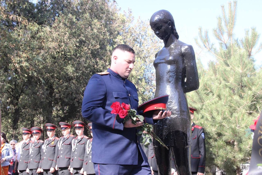 Память детей-жертв геноцида в годы Великой Отечественной войны почтил Координатор Ейского местного отделения ЛДПР