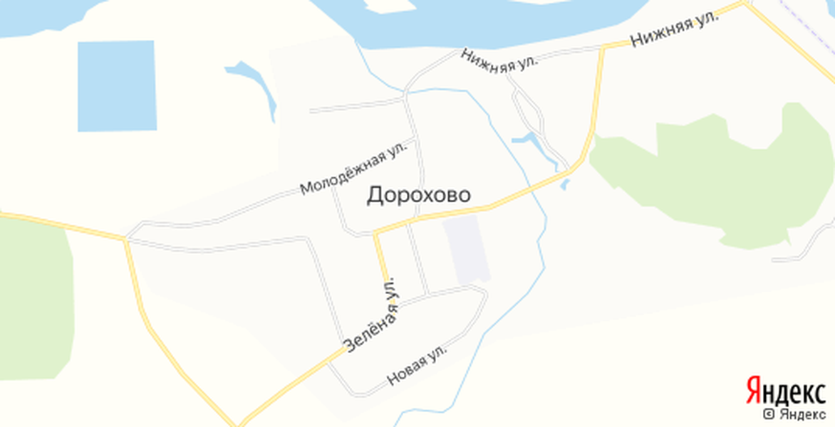 Поселок дорохово карта