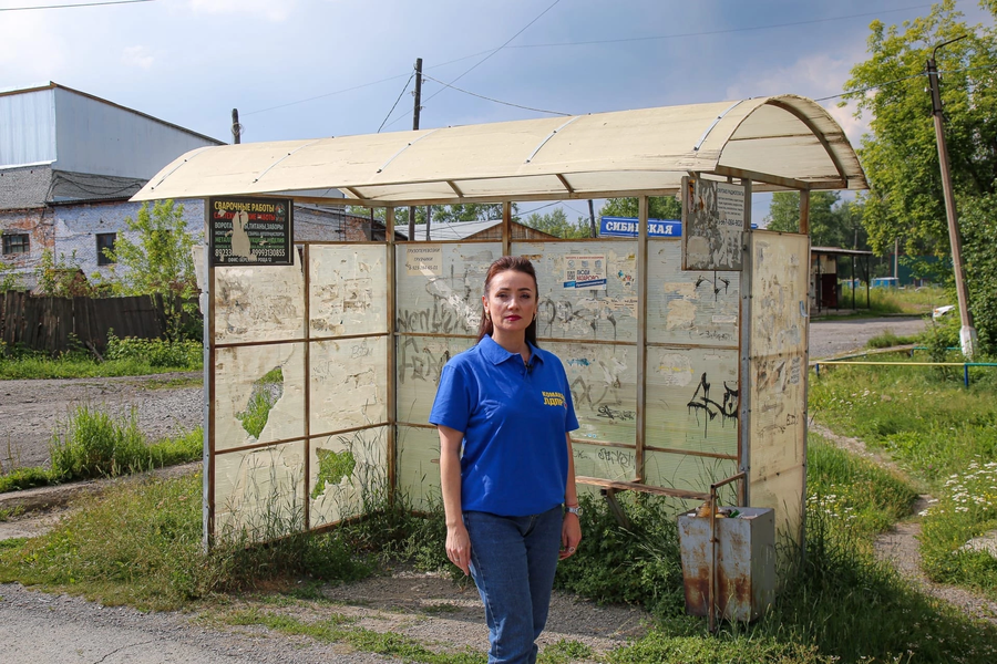 Депутаты ЛДПР в Назарово бьются за комфортные условия ожидания транспорта